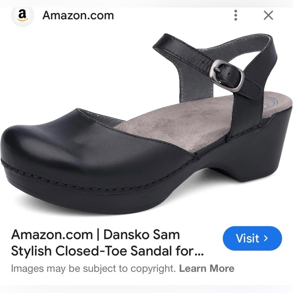 Dansko Black Leather Mules - Picture 7 of 13